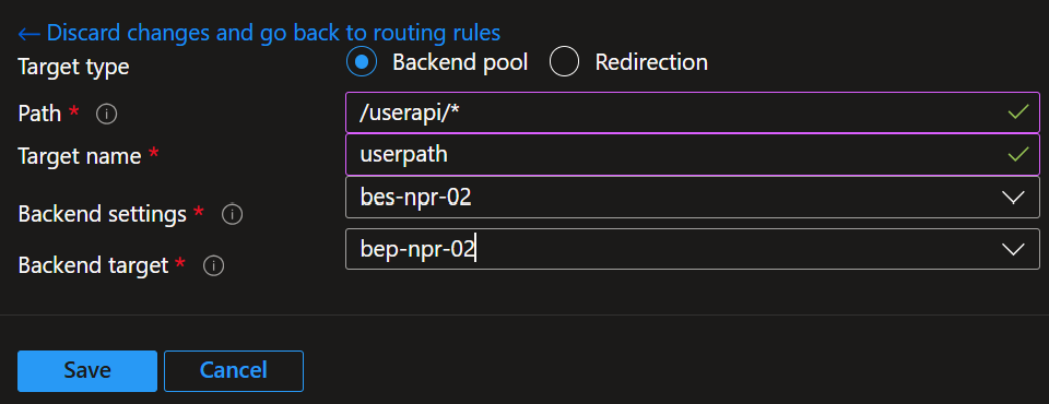 path based routing