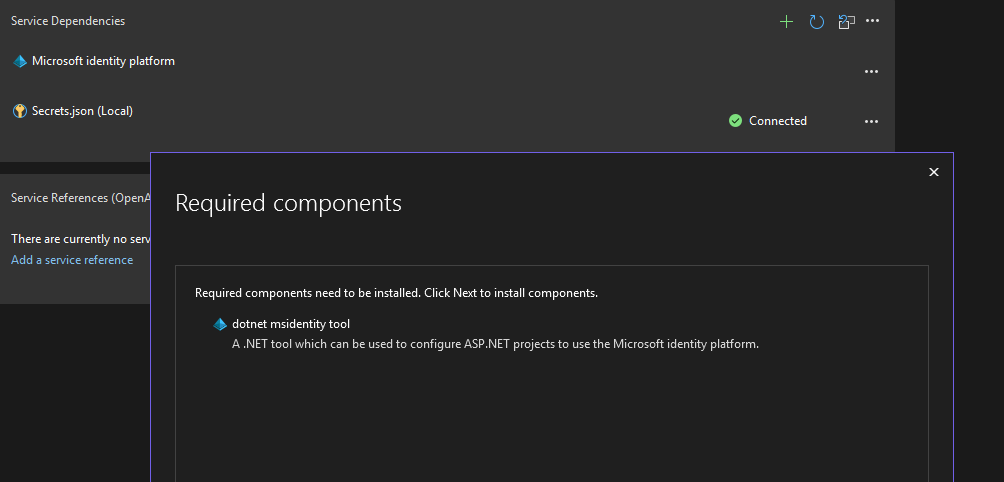 Add msidentity tool