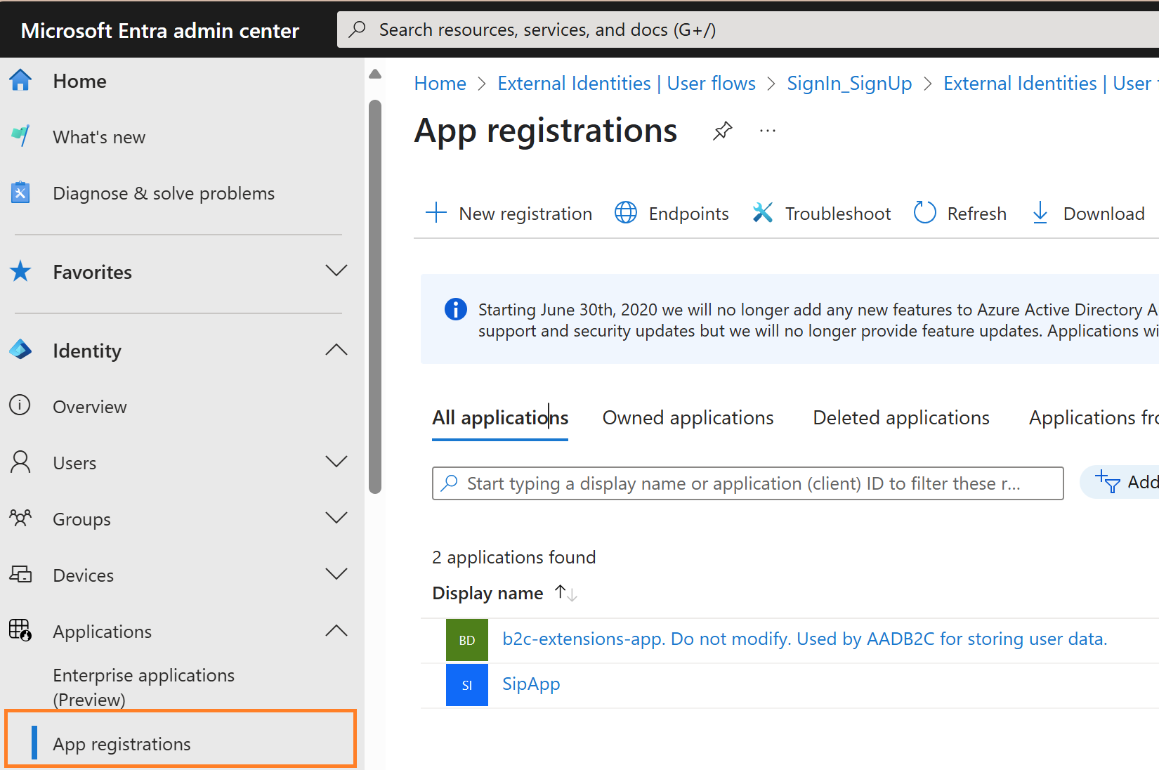 Entra ID App Registration