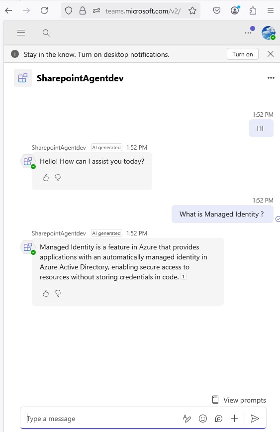 AI Bot For Teams